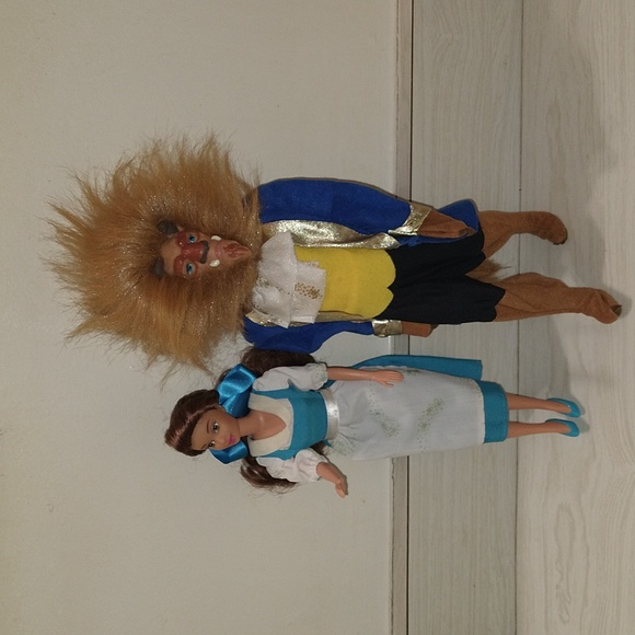 Vintage 1991 Beauty & The Beast Doll Set - Picture 6 of 9
